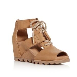 Sorel Joanie Leather Wedge Sandal